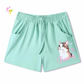 Dívčí kraťasy Kugo MP5872 zelené